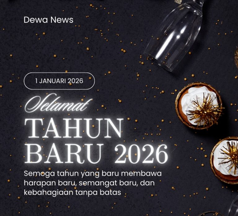 Hitam Putih Modern Ucapan Selamat Tahun Baru Postingan Instagram